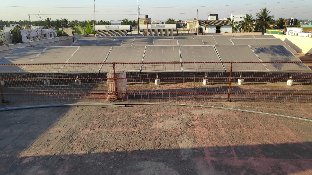 Solar Unit in Ashram
