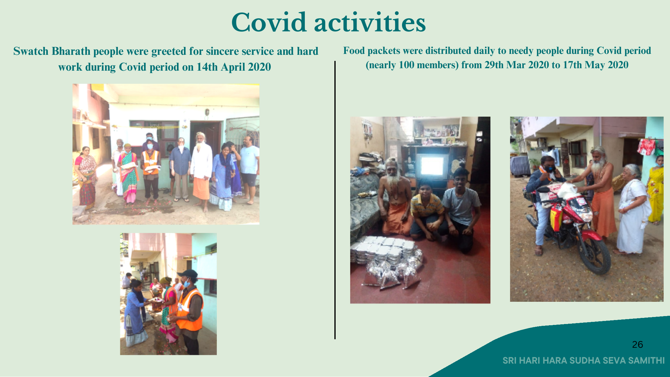 COVID Activities β presentation slide 26